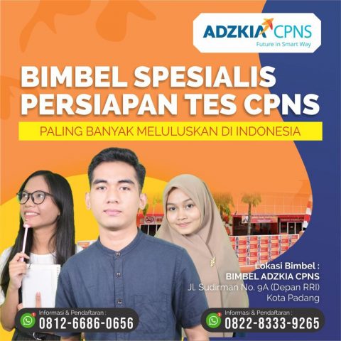  SEDANG HARGA KHUSUS, Call 0822-8333-9265, Bimbel CPNS Adzkia Padang  